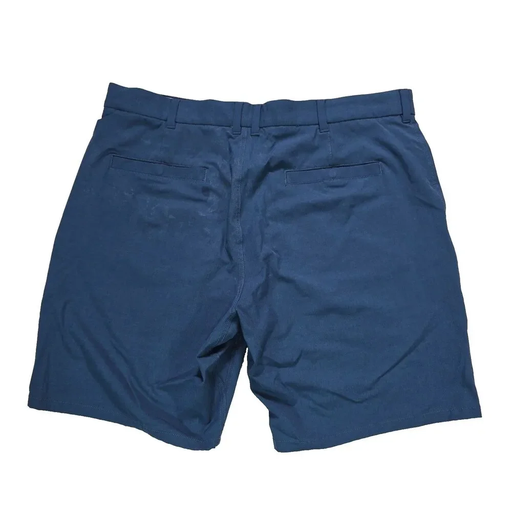 Johnnie-O Calcutta Shorts Mens 38 Lake Blue Prep-Performance Stretch JMSH1950